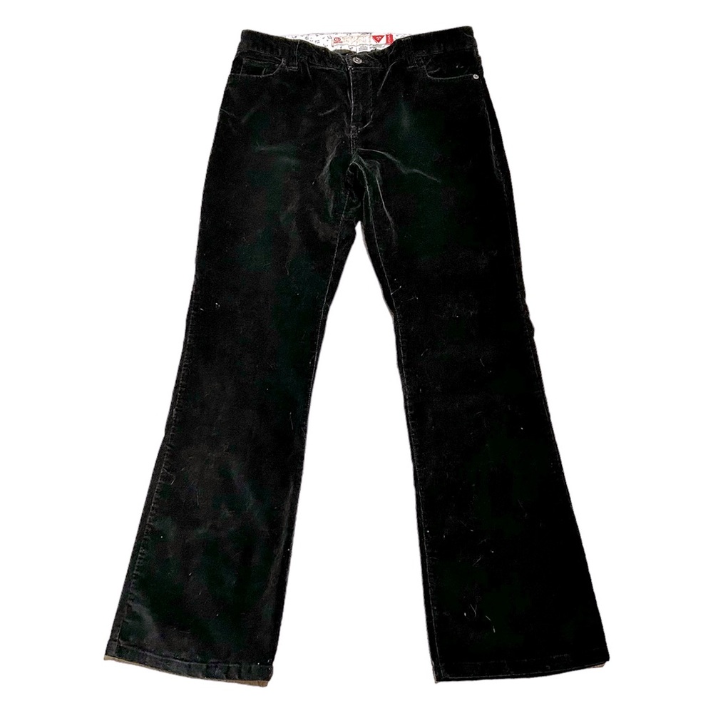 GUESS Jeans Corduroy Pants Women's 31 Mid Rise Bootcut Stretch Cotton Bl…